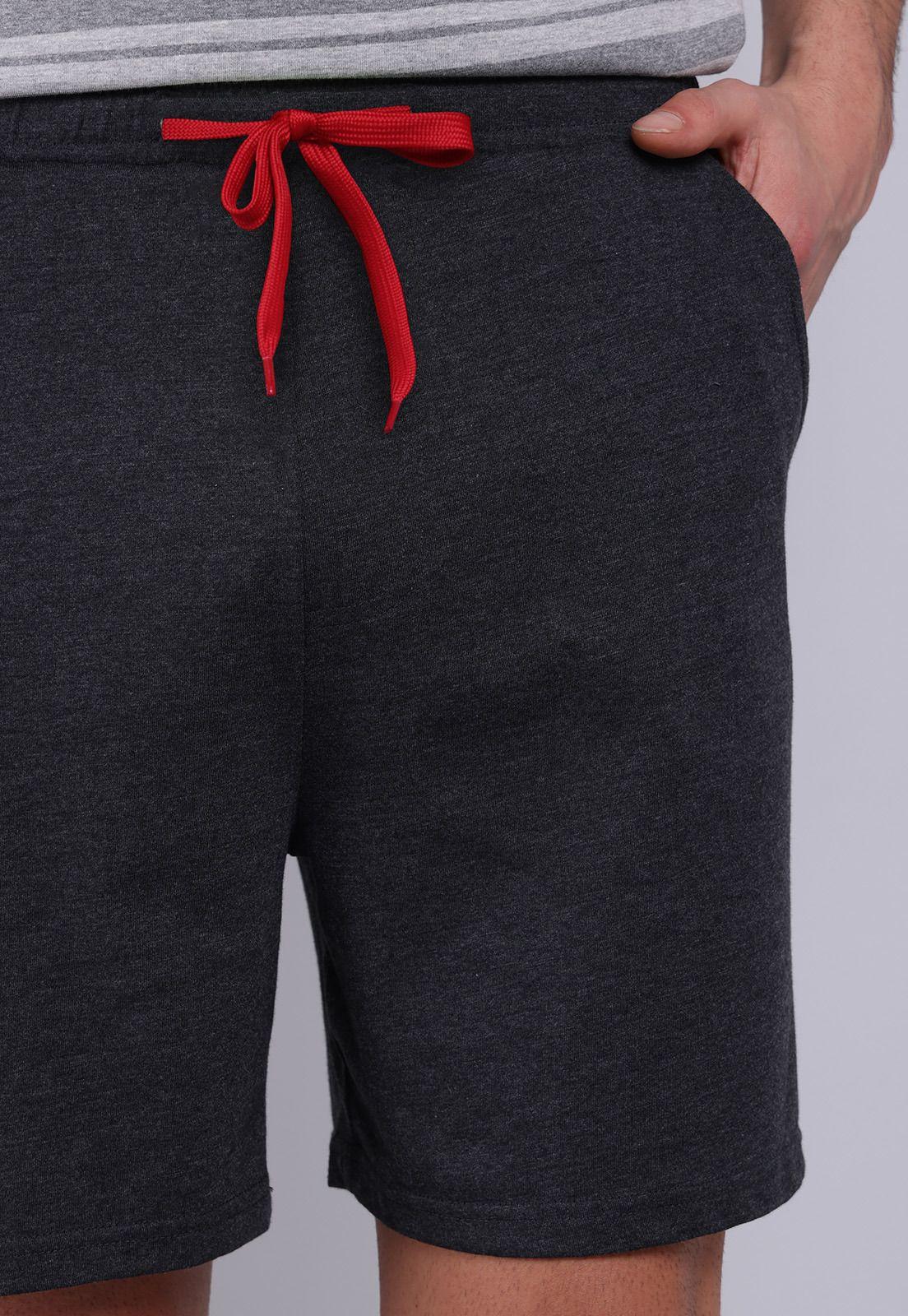 Pijama Corto Cuello Redondo Arrow P1V3008GR-4