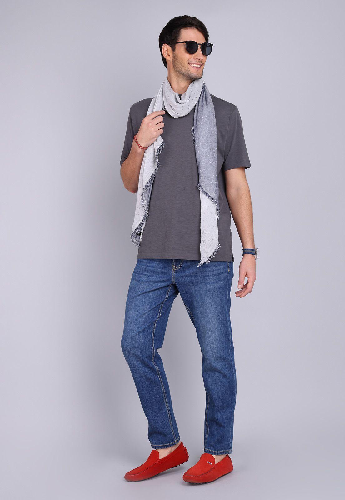 Polera Lisa Cuello Redondo Arrow PO3090SGR-3