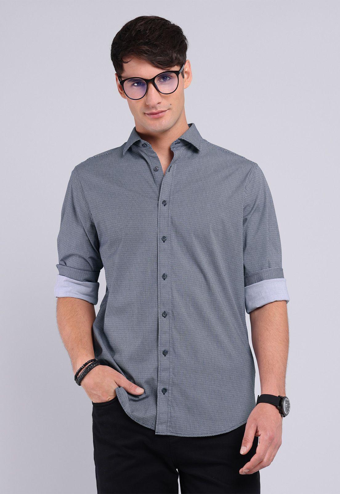 Camisa print spandex Arrow CM2728WNB-0
