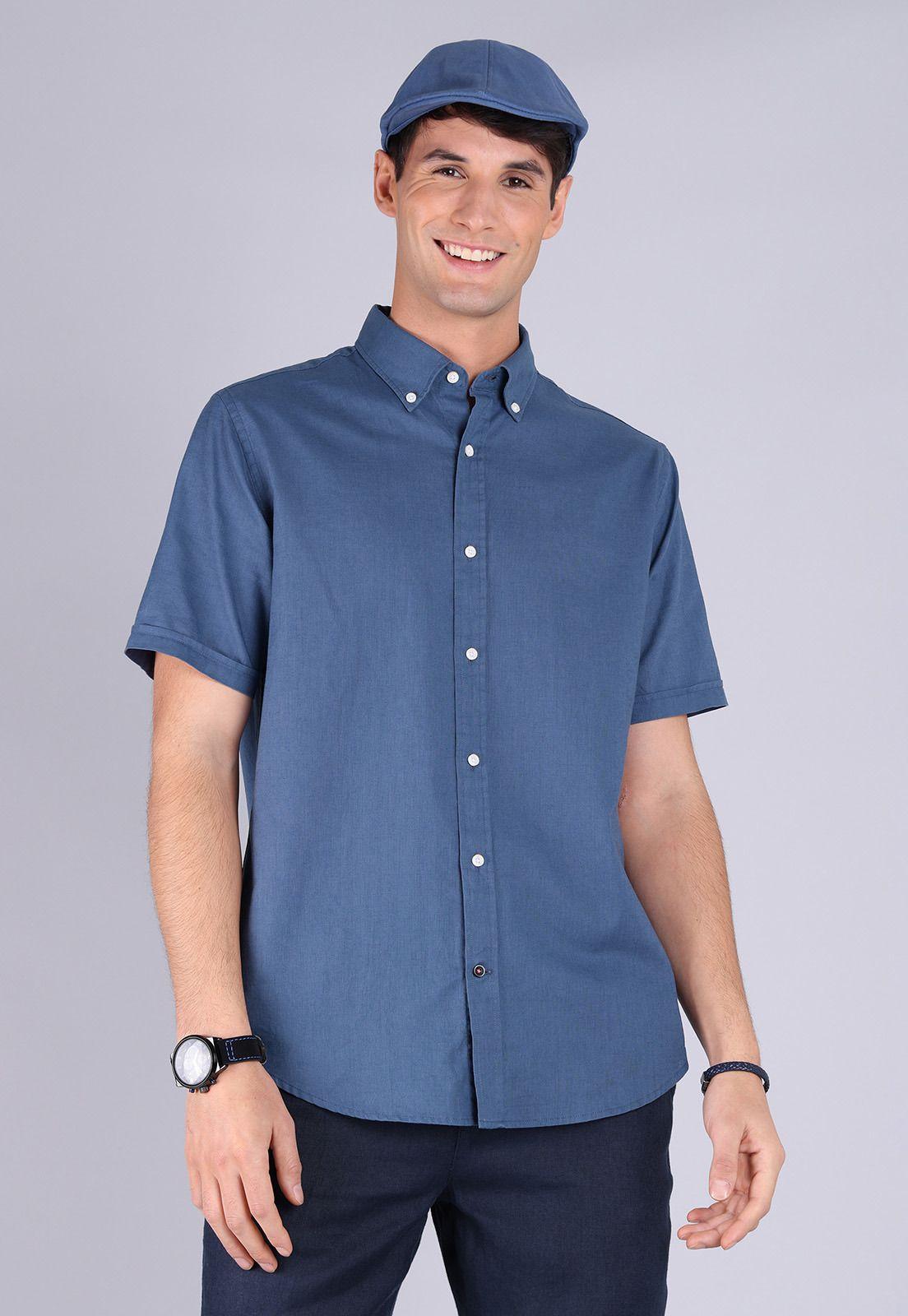 Camisa Lino Manga Corta Arrow CM3058SAZ-0