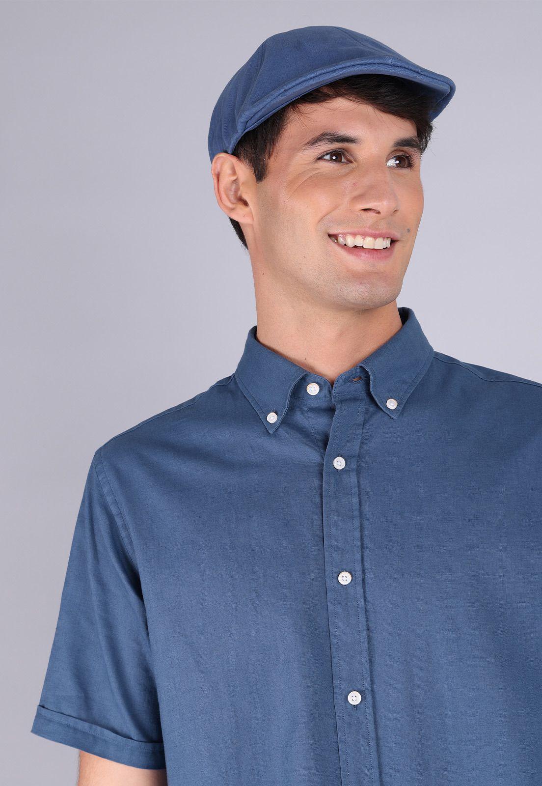 Camisa Lino Manga Corta Arrow CM3058SAZ-2