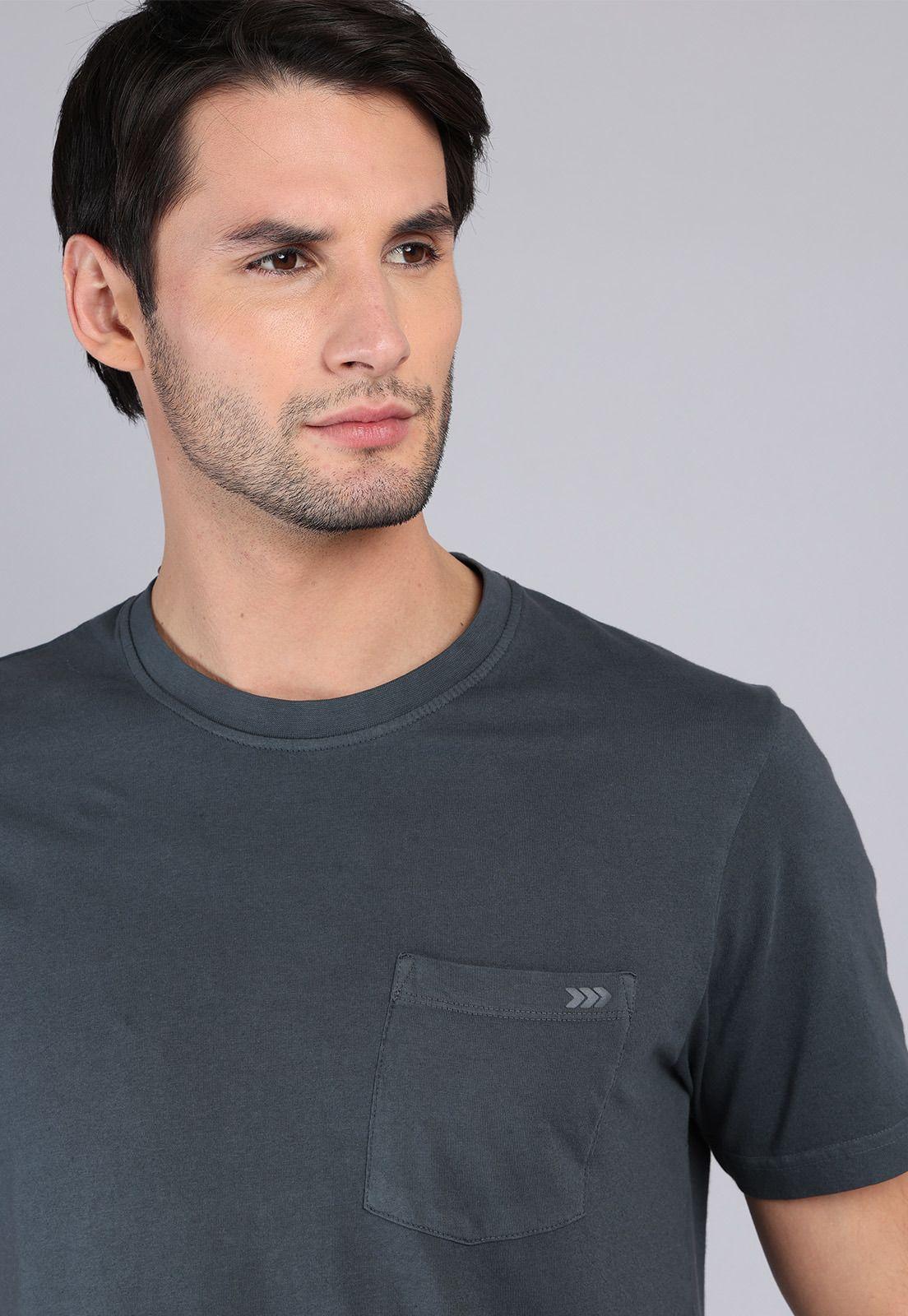 Polera Cuello Redondo Stone Wash Arrow PO32016GO-2