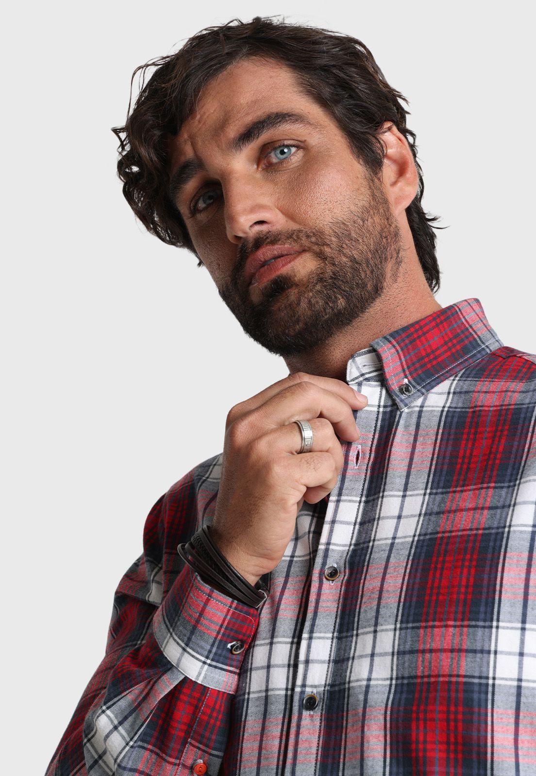 Camisa ML Escocesa Arrow-2