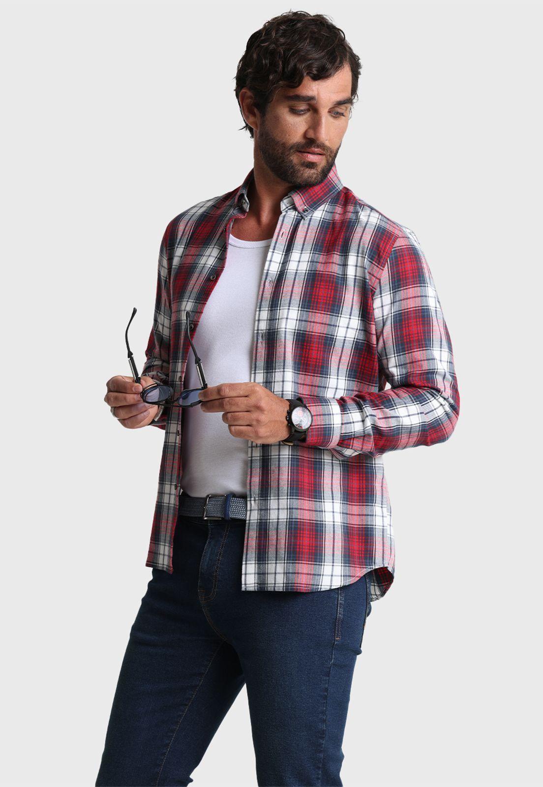 Camisa ML Escocesa Arrow-0