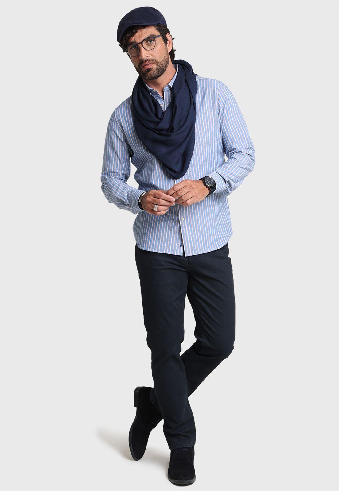 Camisa ML Oxford Rayas Arrow-4