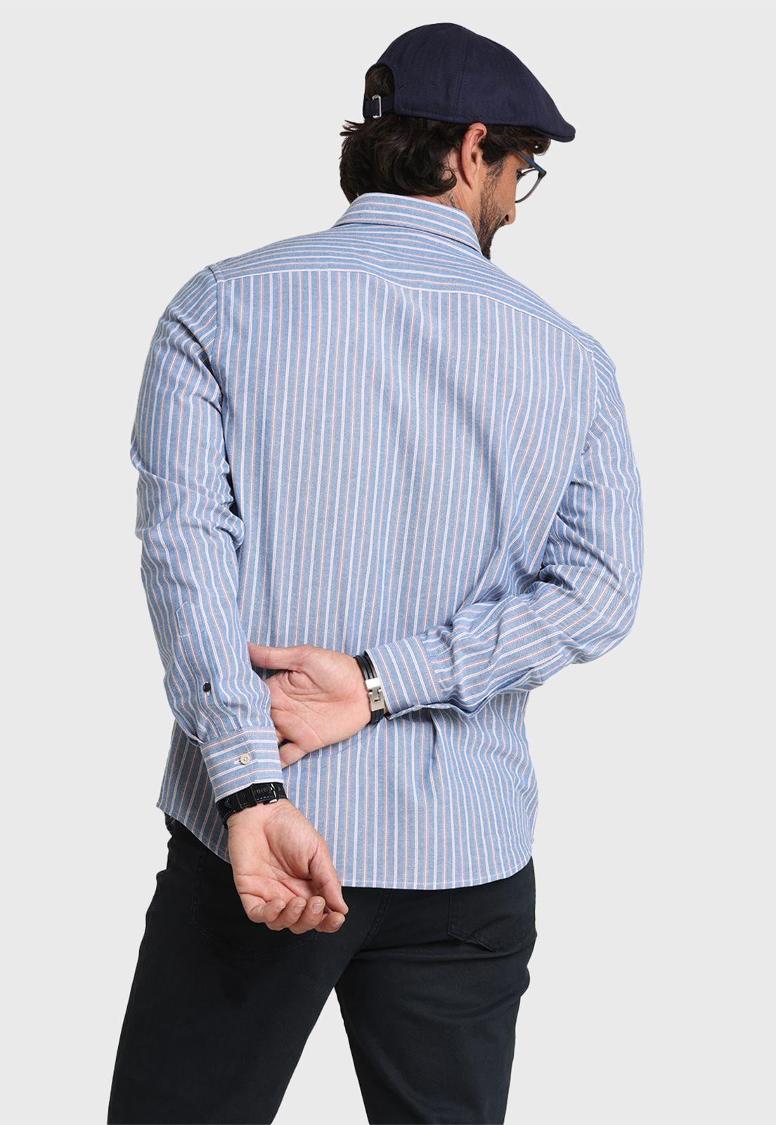 Camisa ML Oxford Rayas Arrow-3