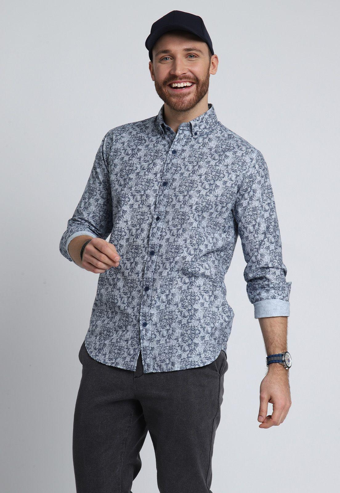 Camisa Print Tailored Arrow-1