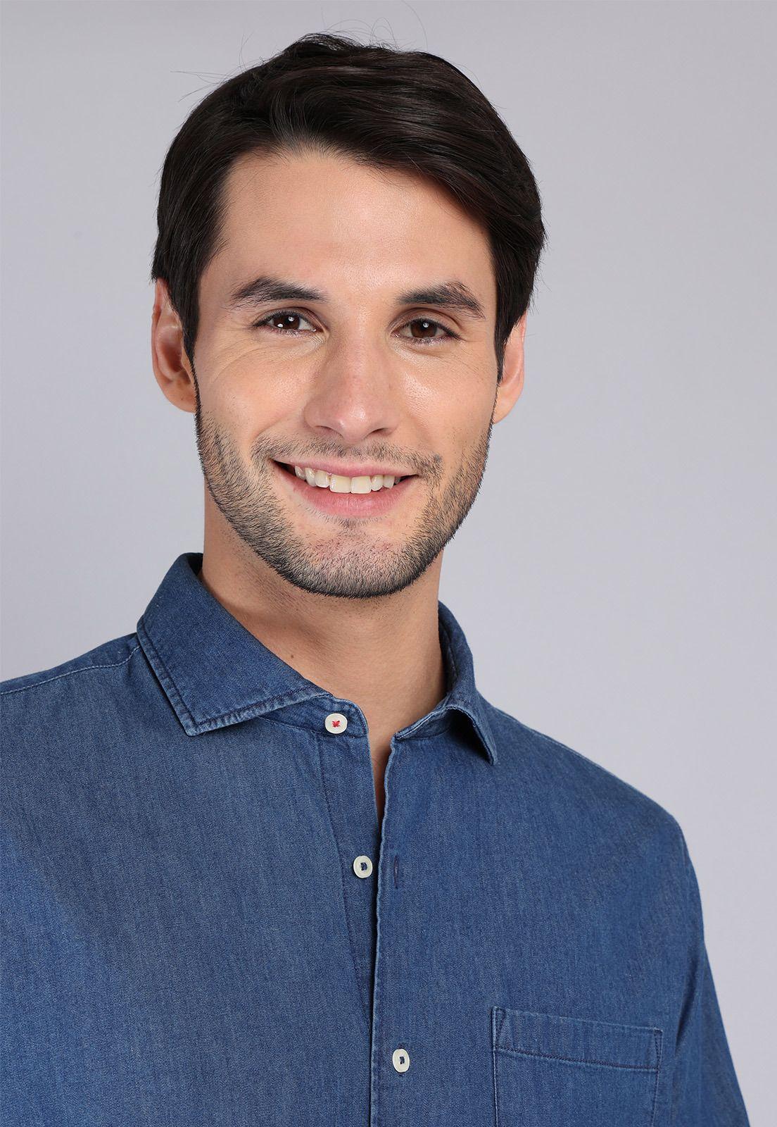 Camisa Casual Denim Arrow CM32053NB-2