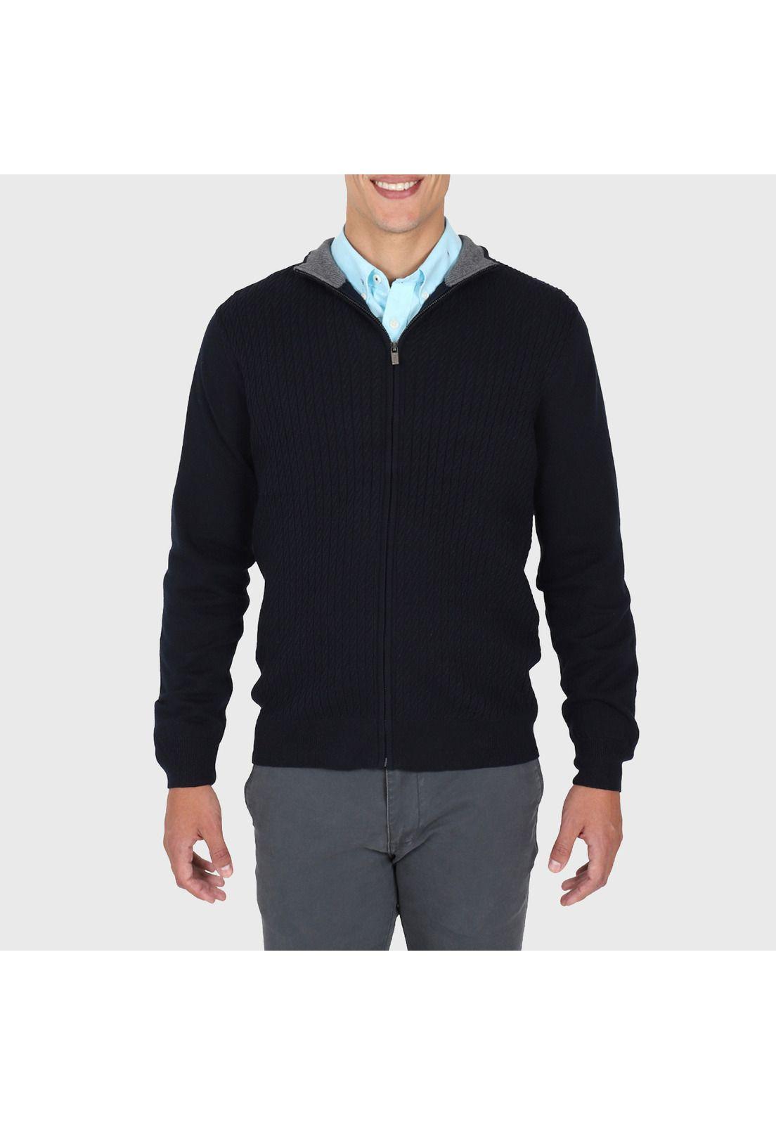 Sweater Full Zipper Manga Larga-2