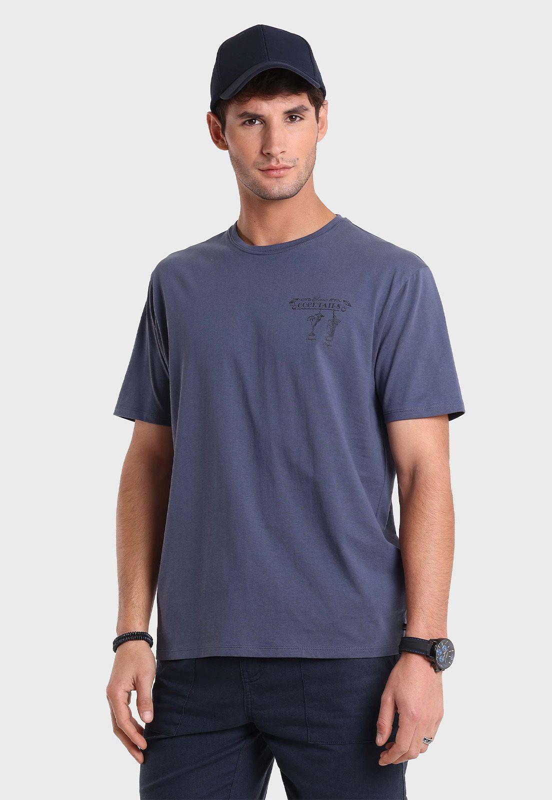 Polera Cuello Redondo Estampada Arrow-0