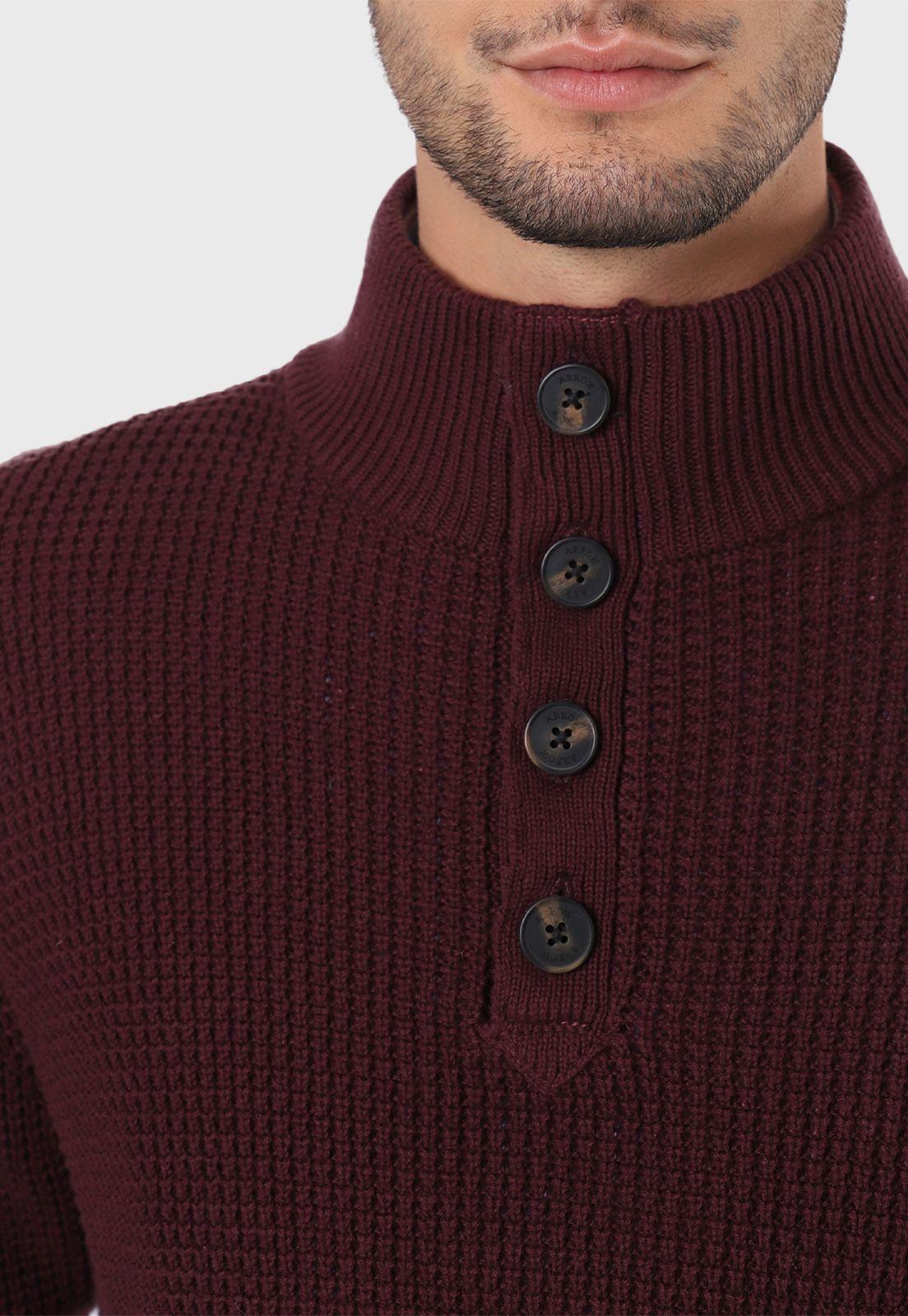 Sweater Hombre Half Button Arrow-3