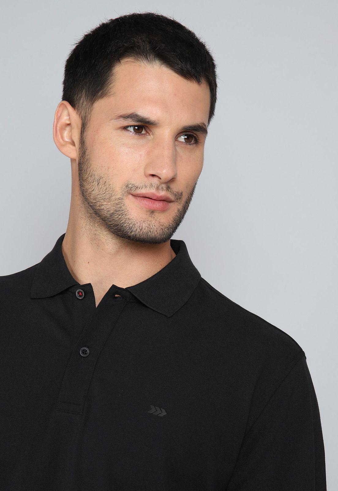 Polera Piqué Manga Larga Arrow PO31011NE-2