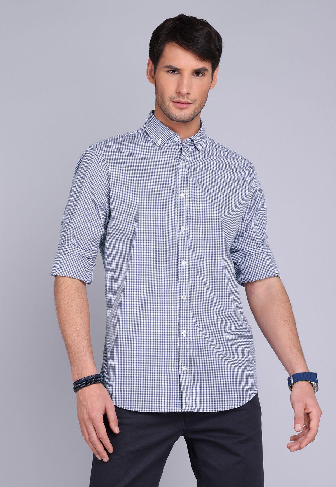 Camisa Cuadros Manga Larga Arrow CM3003SAZ-0