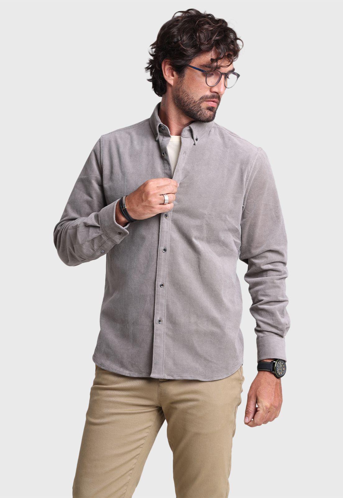 Camisa ML Cotelé Spandex Arrow-0