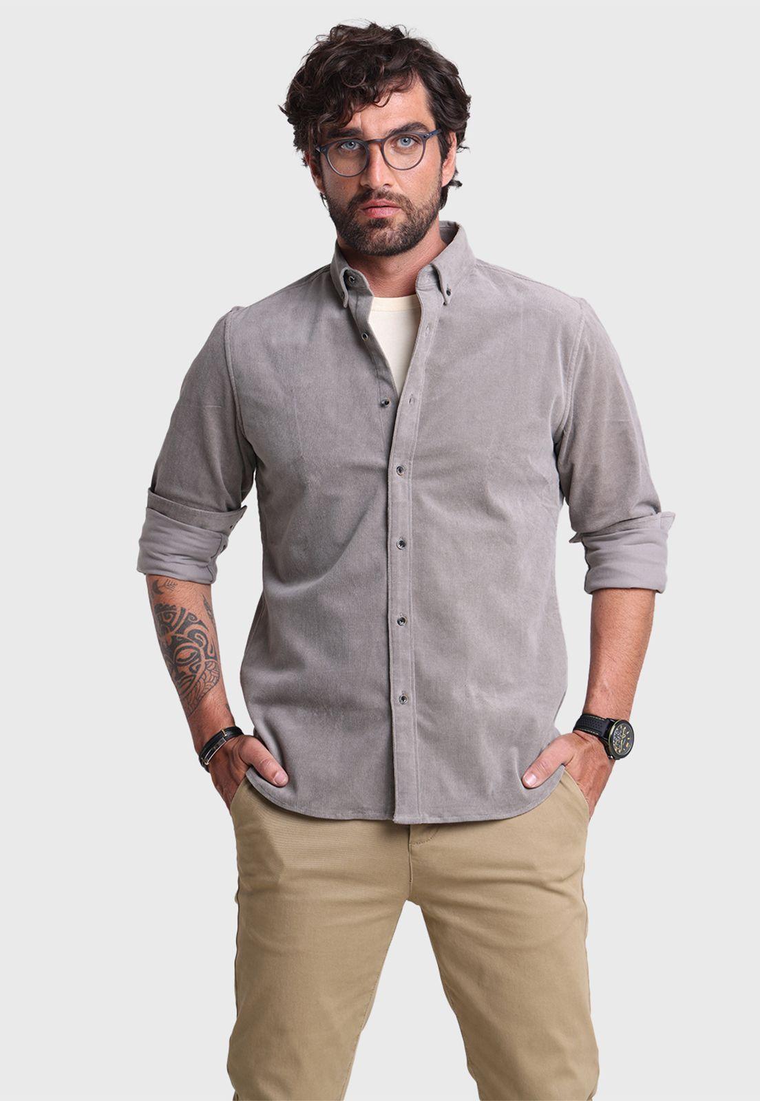Camisa ML Cotelé Spandex Arrow-1
