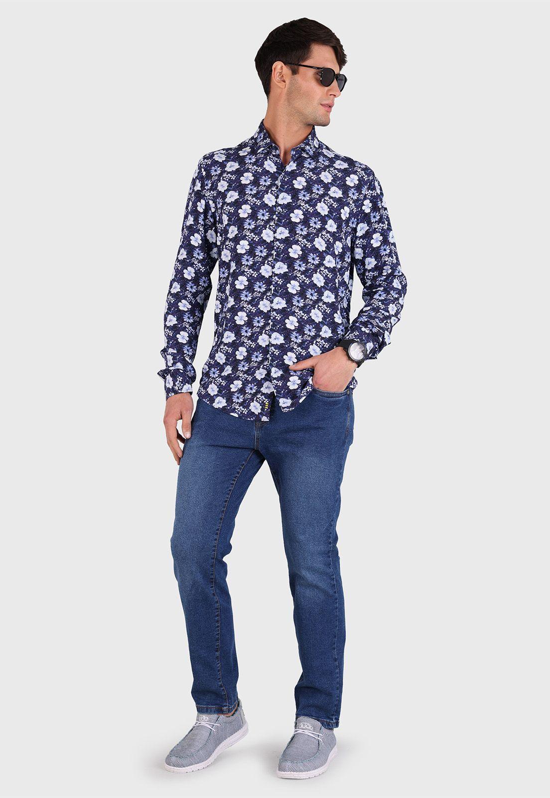 Camisa Estampada Viscosa Arrow-3