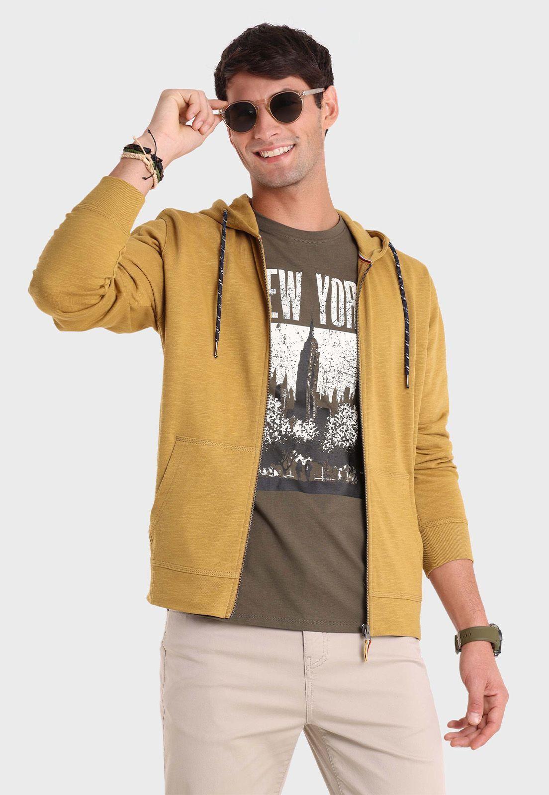 Polerón Full Zipper Con Capucha Arrow PL2690MT-4