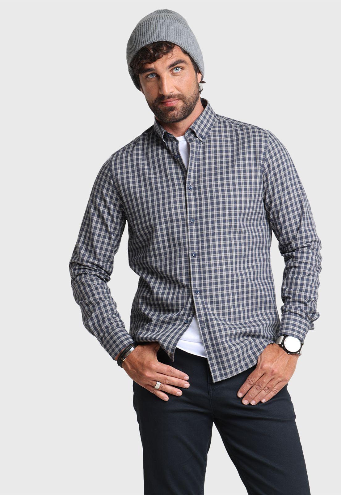 Camisa ML Escocesa Arrow-2