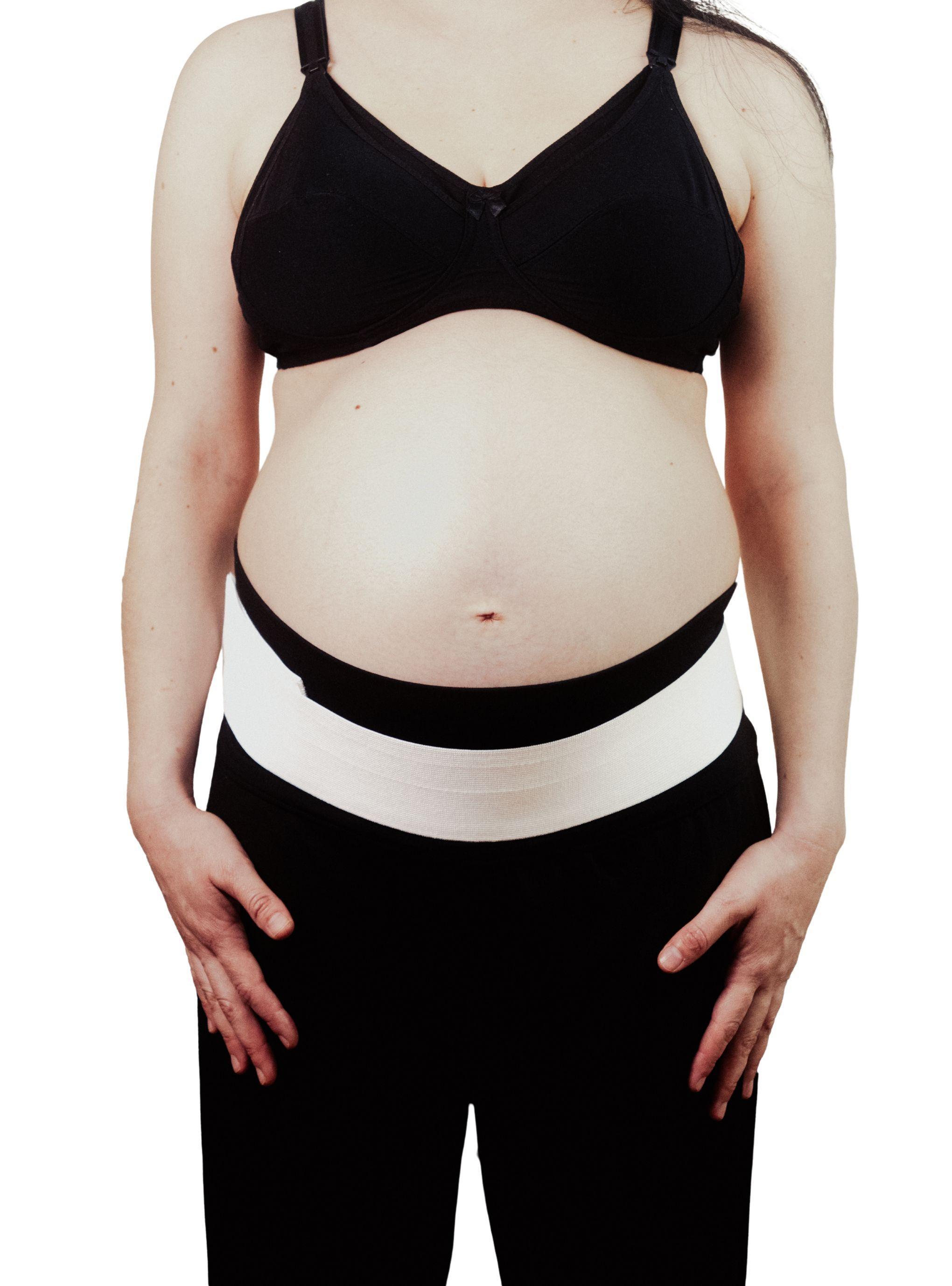 Faja Prenatal Soporte Abdominal Blanco-0