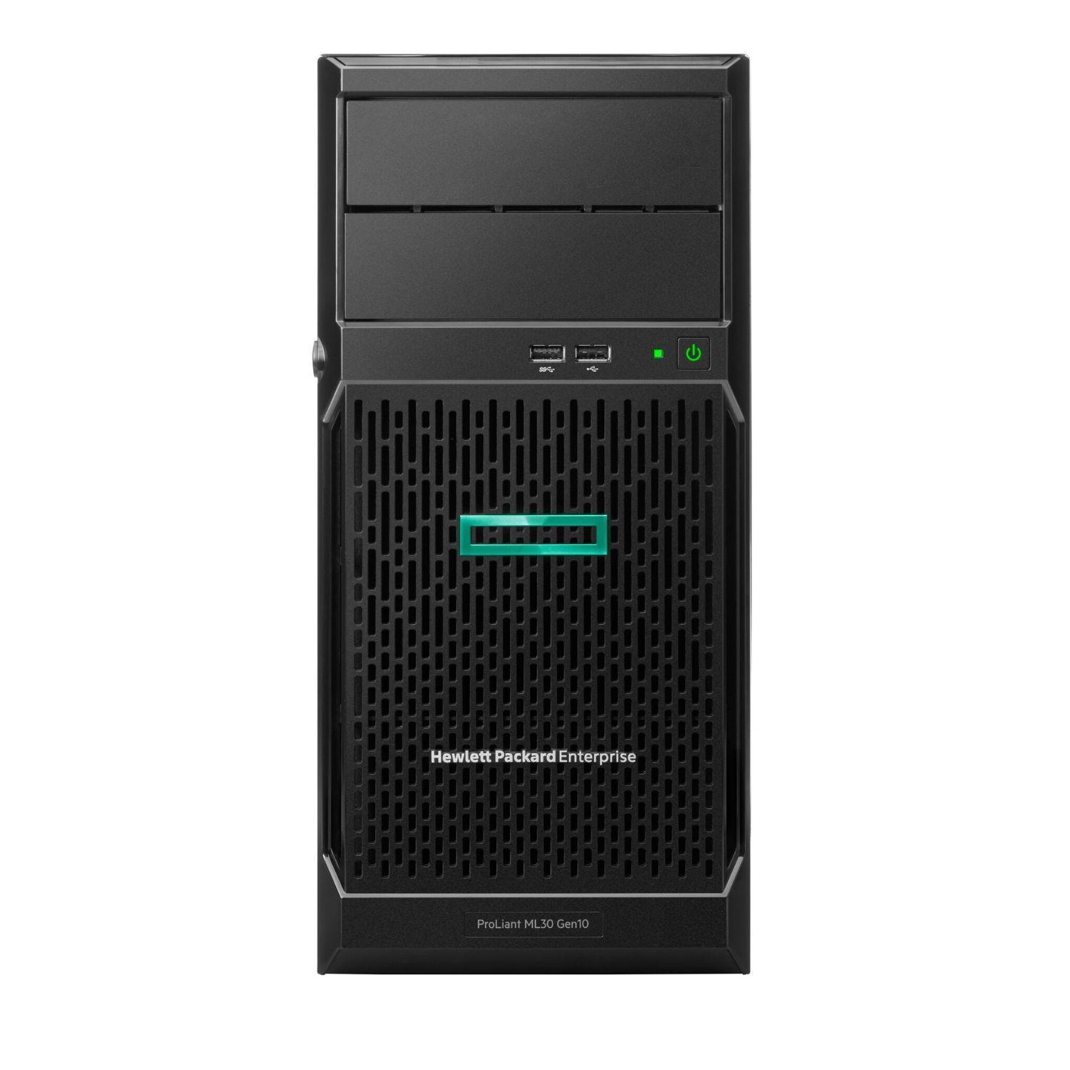 PC SERVER HP ENTERPRISE PROLIANT ML30 GEN10 XEON SERIE E 32GB RAM 480GB SSD 4TB HDD-2