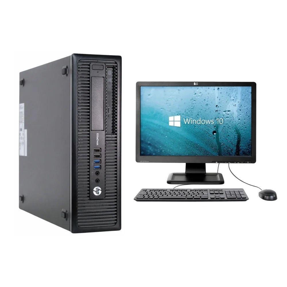 KIT PC HP ELITEDESK 800 G1 INTEL CORE i7 3.40GHZ 240GB SSD 500GB HDD 16GB RAM WIN10-0