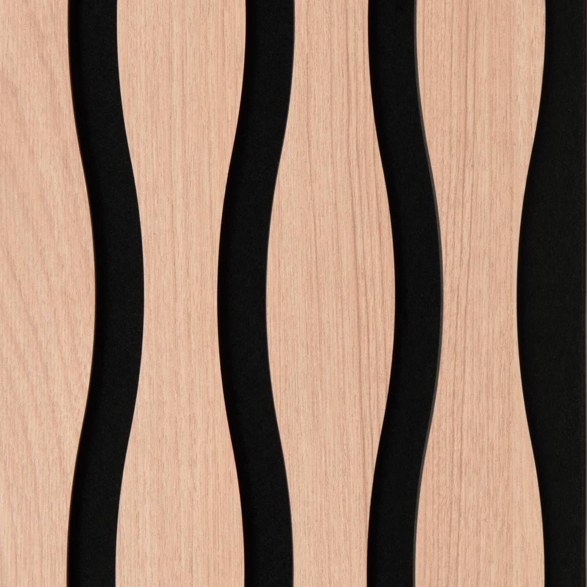 Revestimiento acústico Ondas Carvalo 2480 x 213 mm - 1 Tabla-3