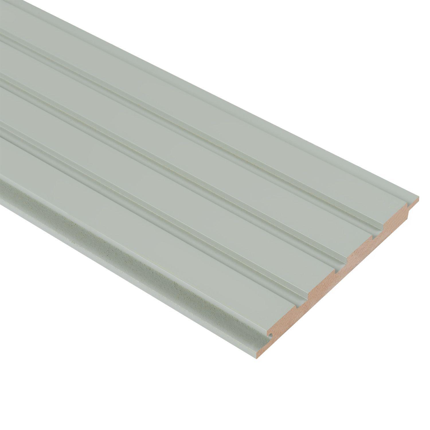 Revestimiento Ripado Verde Glaciar 2440x160 mm-2