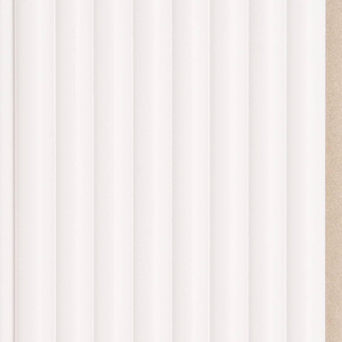 Revestimiento Pintado Blanco Micro Convexo 2440x120 mm - 1 Tabla-3