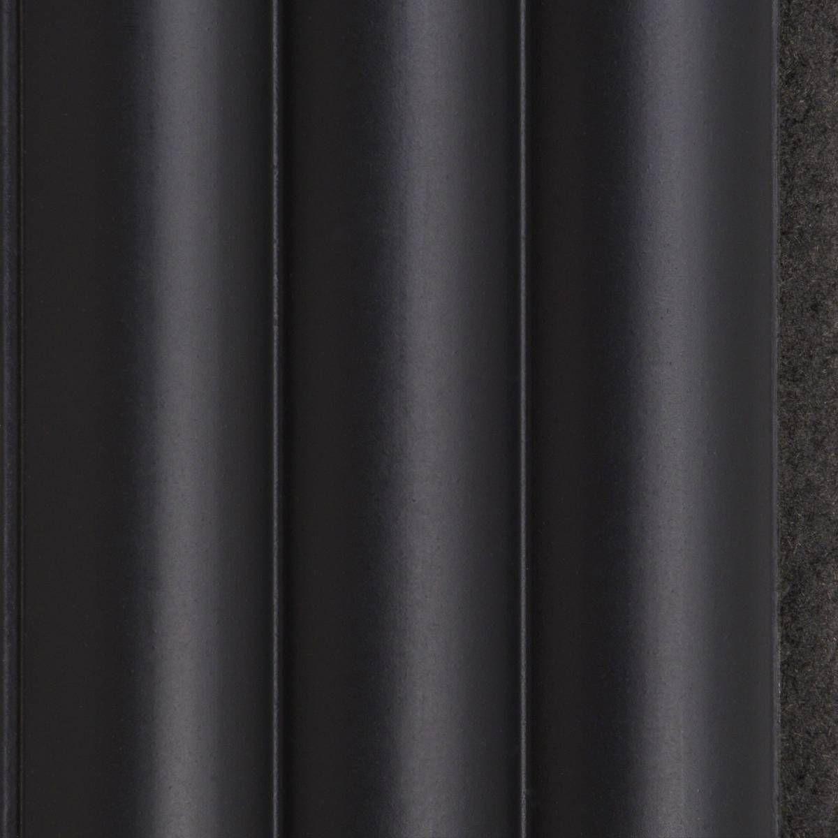 Revestimiento Pintado Negro Convexo 2440x120 mm - 1 Tabla-3