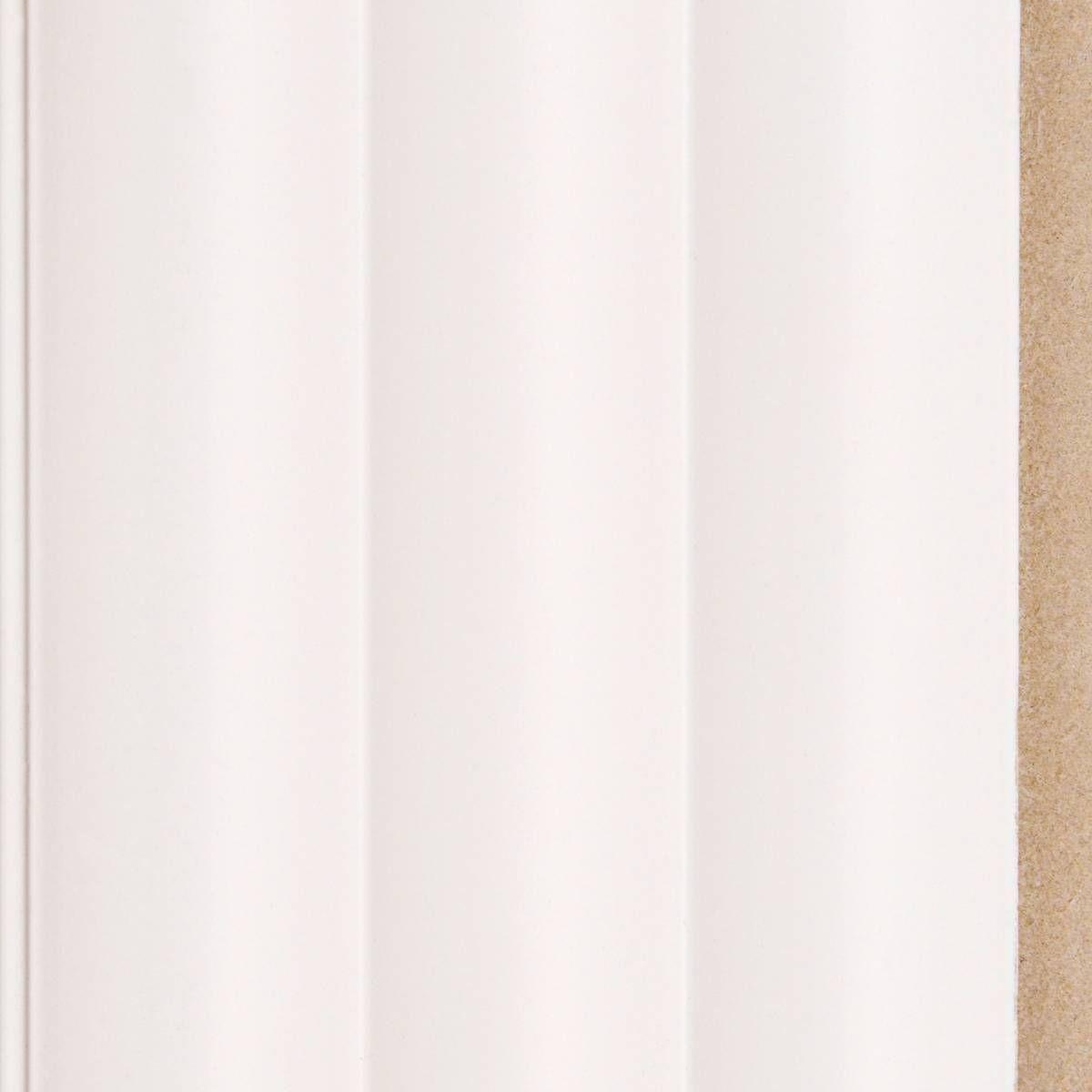 Revestimiento Pintado Blanco Convexo 2440x120 mm - 1 Tabla-3