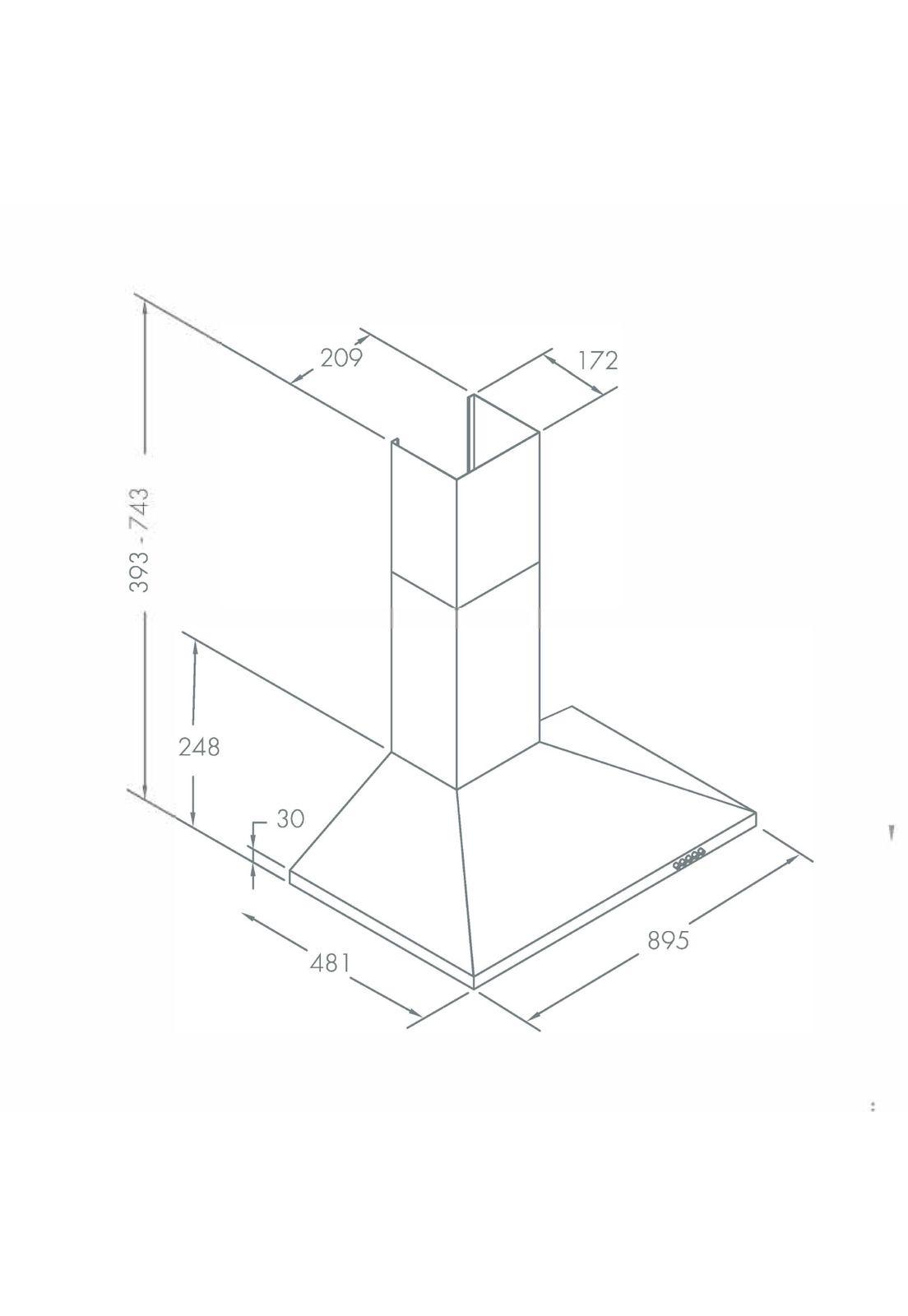 Campana Piramidal Gröner Inox T90-2