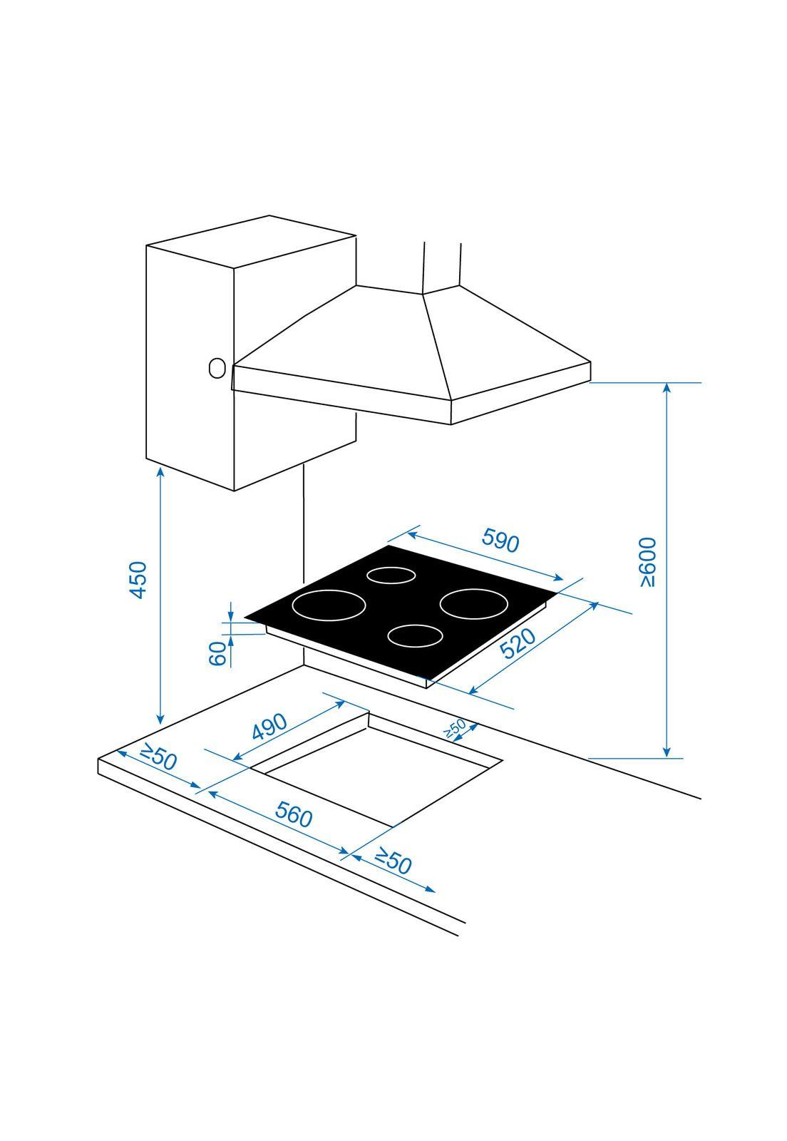 Encimera Inducción Gröner Black Flex 4Q -3