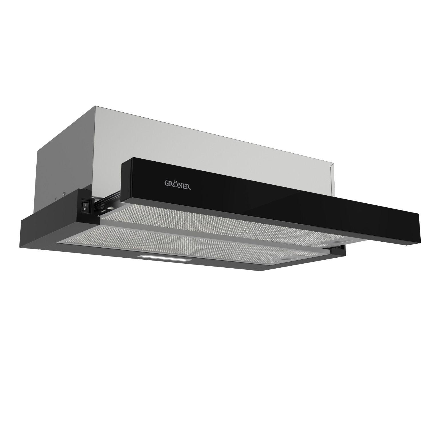 Campana Retr ctil Gr ner Black Glass T60-2