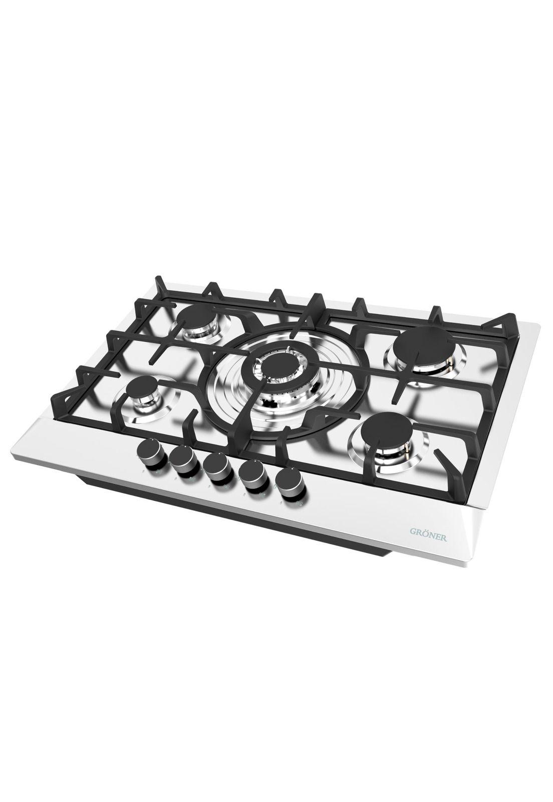 Encimera a Gas Inox Deluxe 5Q-2
