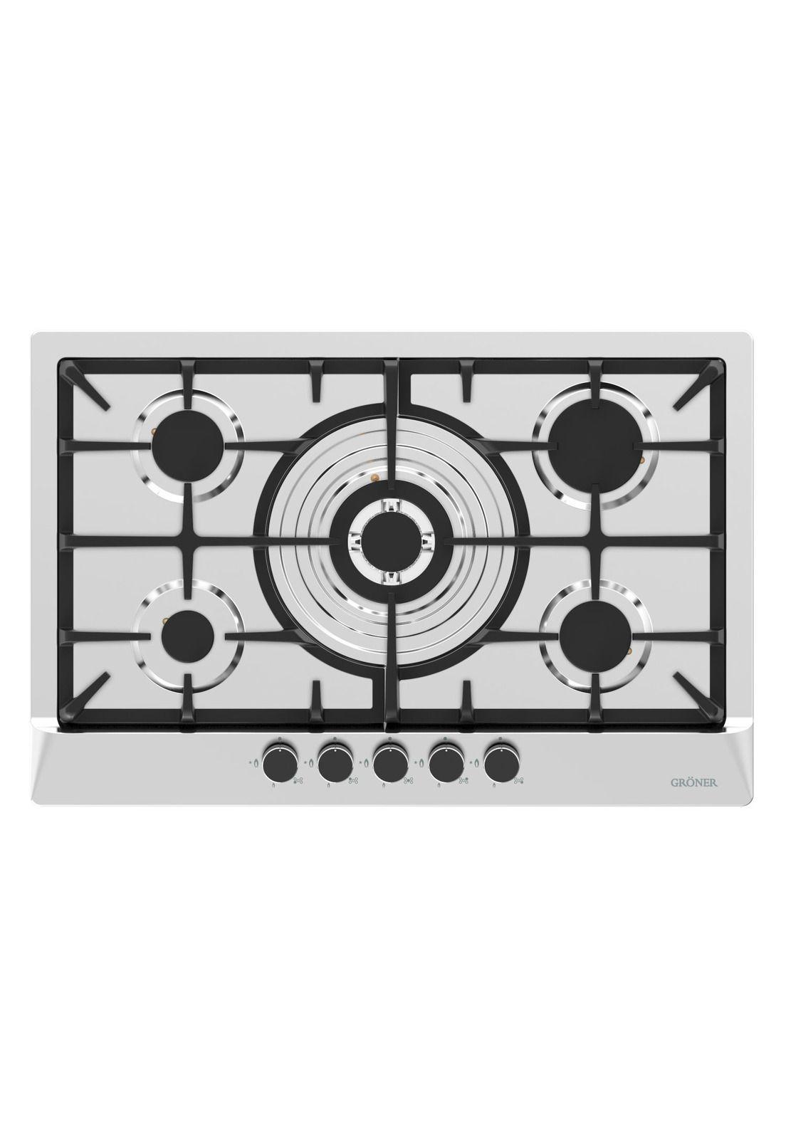 Encimera a Gas Inox Deluxe 5Q-0