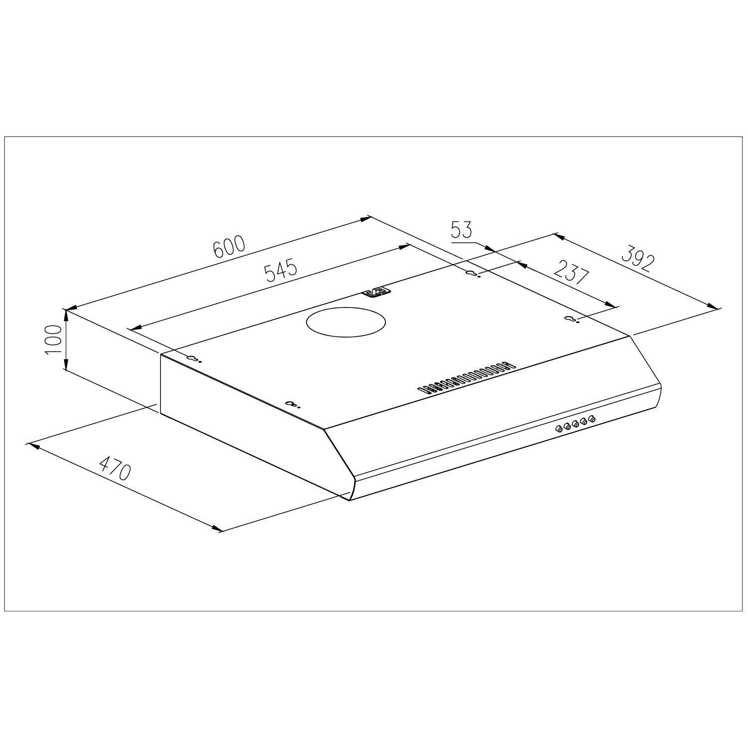 Kit Freidora de Aire Digital 6L + Campana Extractora Gröner Black 60 cm-4