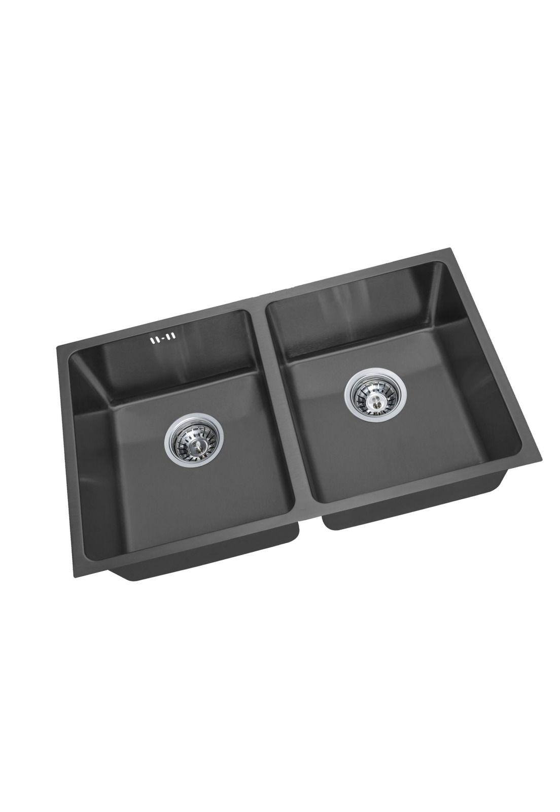 Lavaplatos Doble Gröner Black 750DHB-2