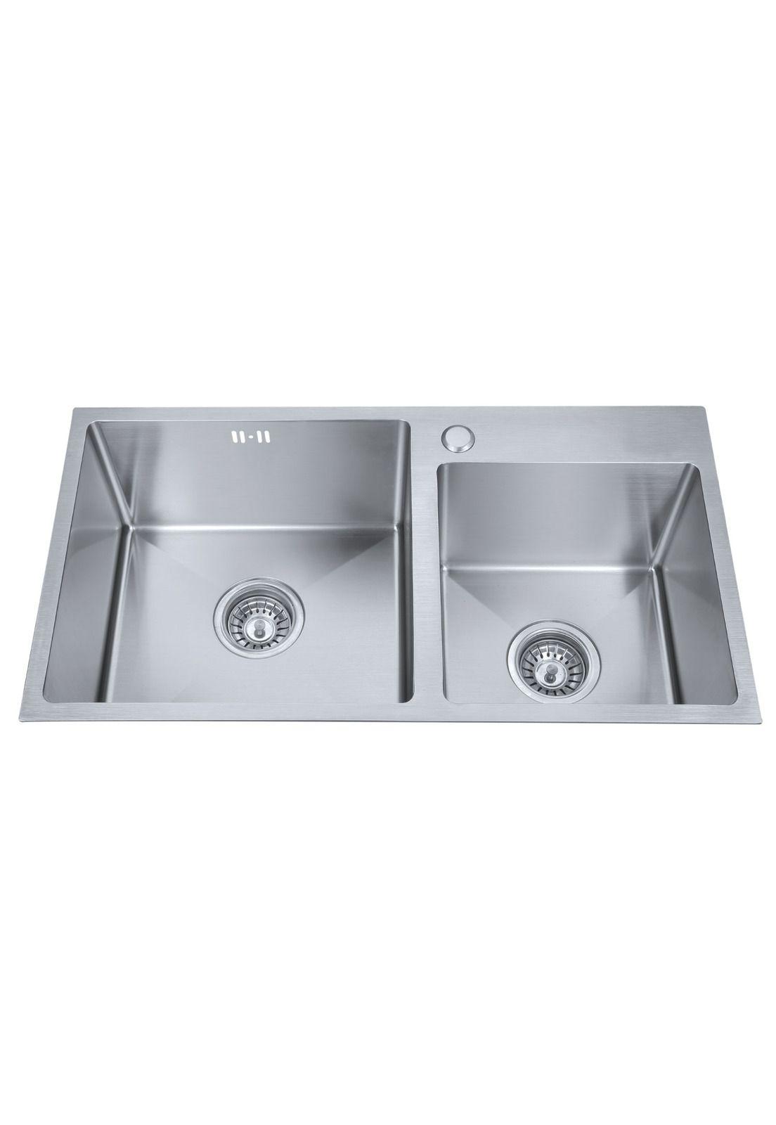 Lavaplatos Doble Gröner Inox 801DH-0