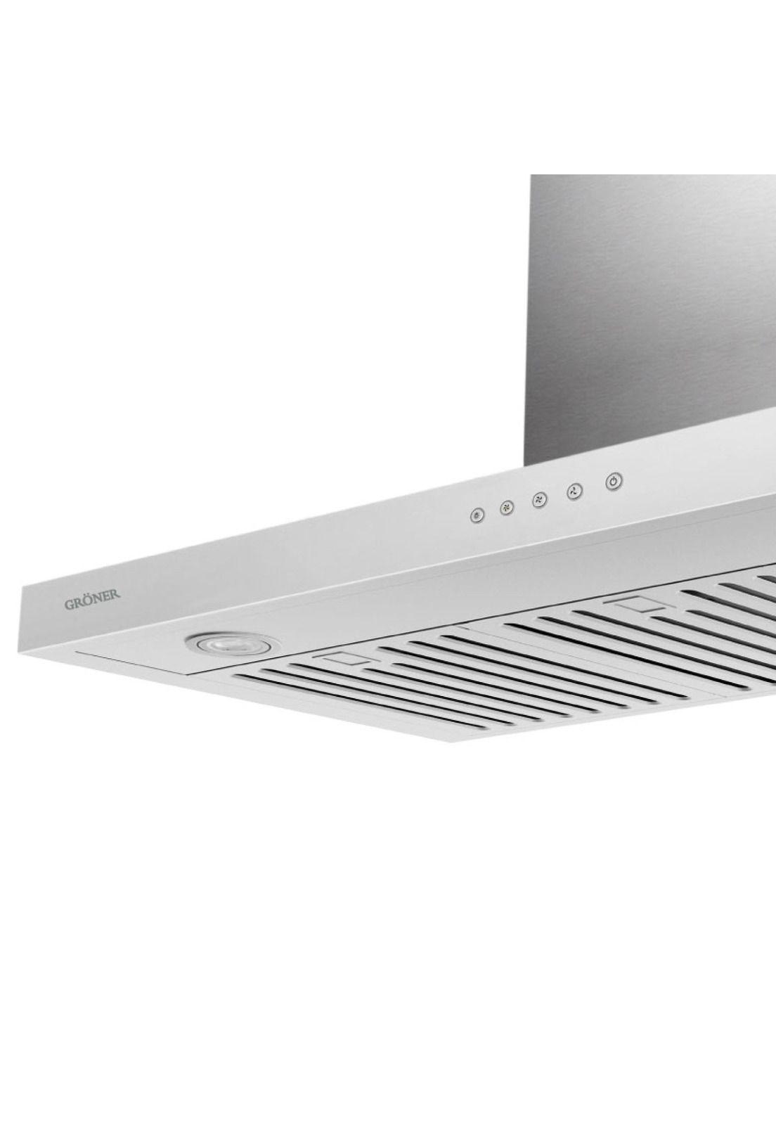 Campana Decorativa Gröner Inox ST 90cm-3