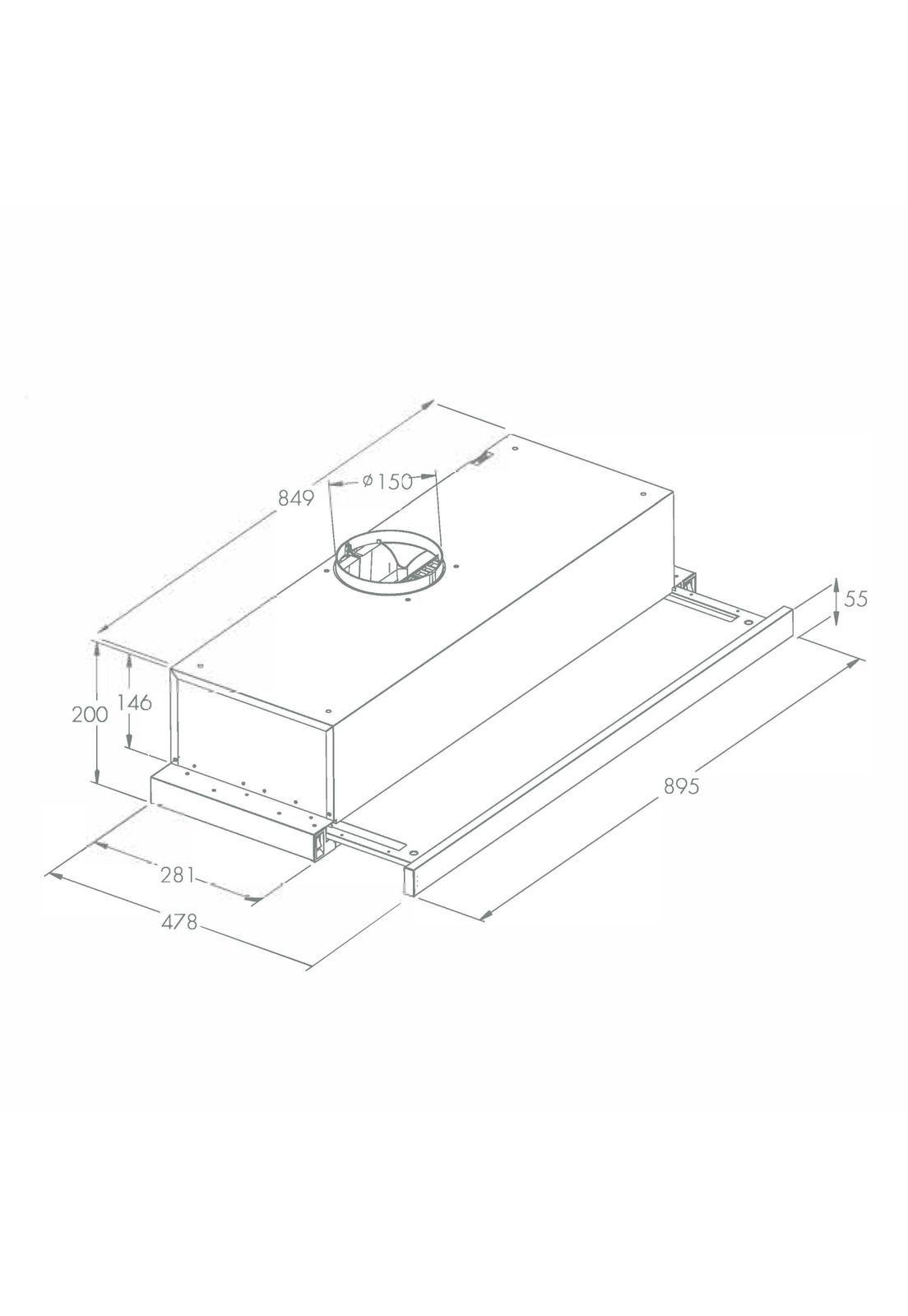 Campana Retráctil Gröner Black T90-3