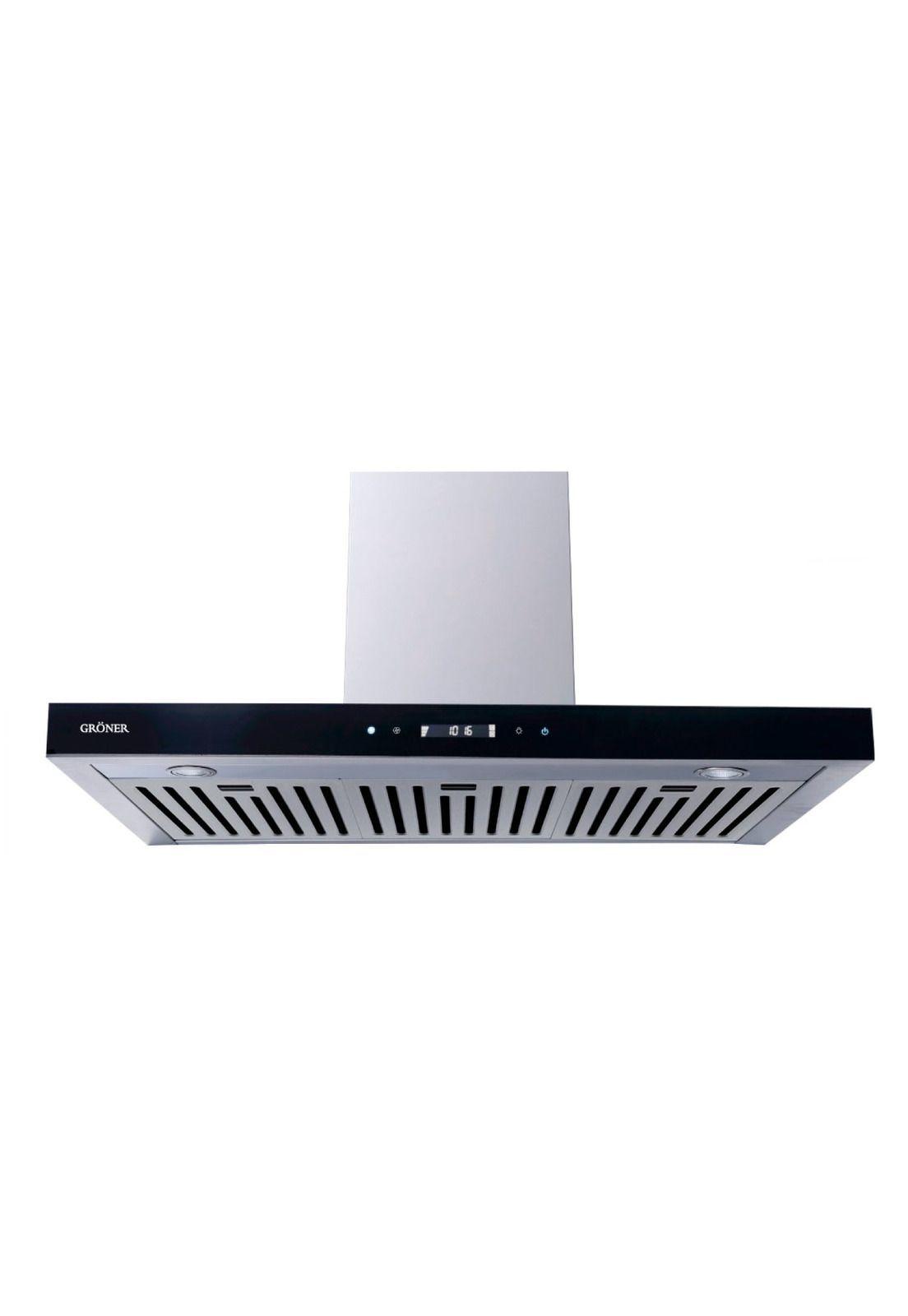 Campana Decorativa Digital Inox 90cm - 550 (m3/h)-0
