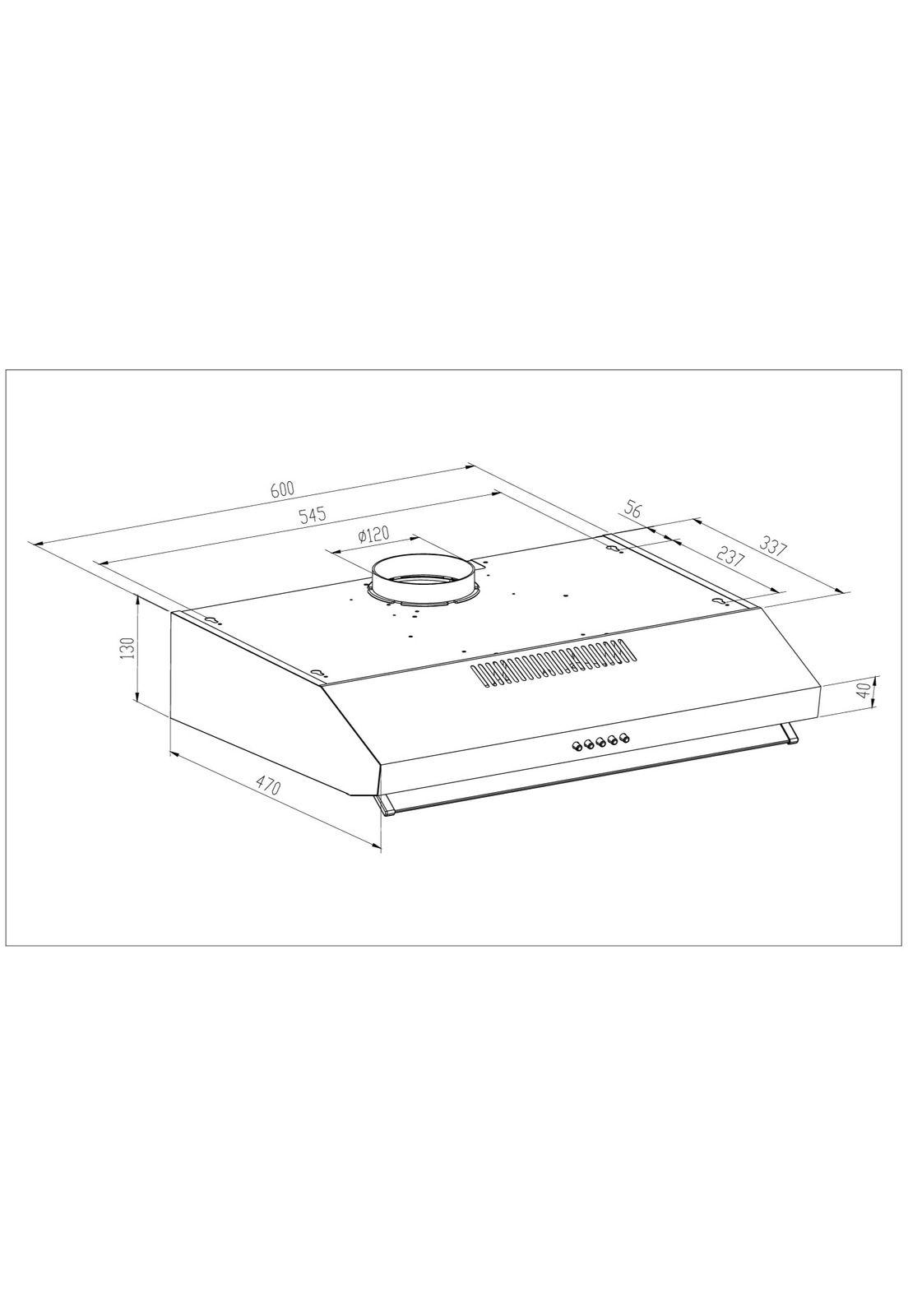 Campana Extractora Gröner Inox 60cm-4
