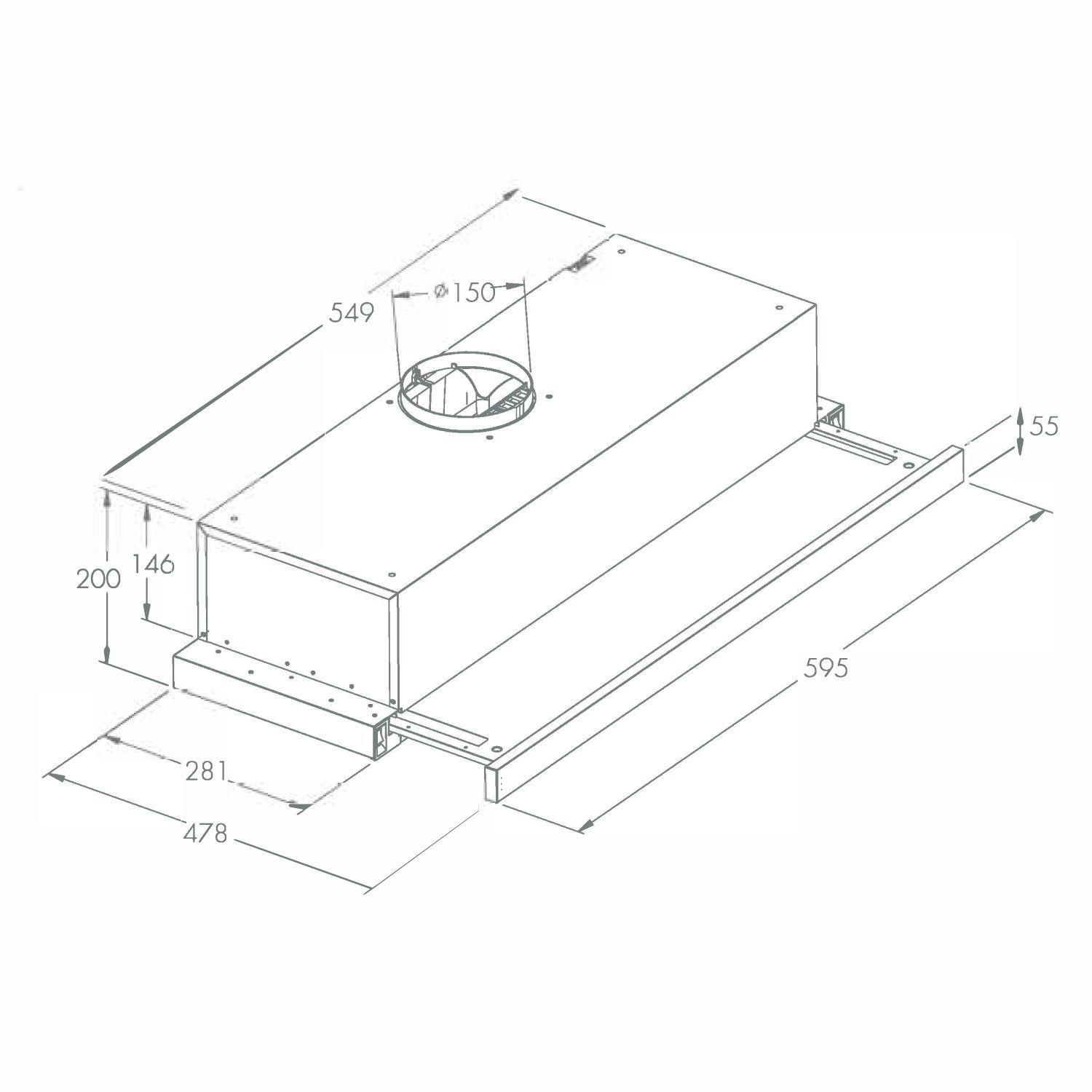 Campana Telescópica Gröner Black T60-3