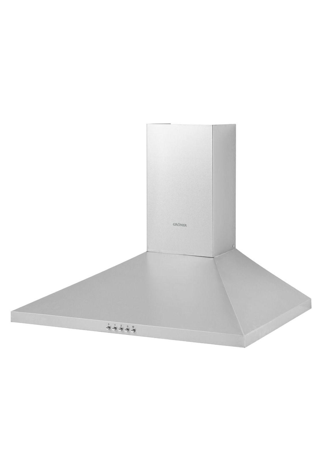 Campana Piramidal Gröner Inox 90cm-2