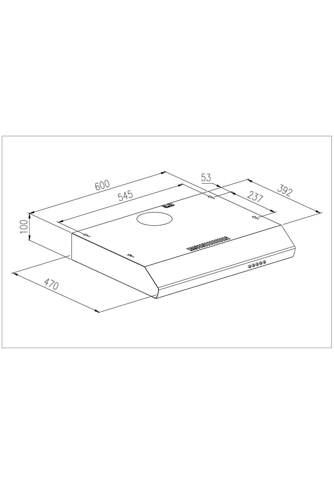 Campana Extractora Gröner Inox 60 cm-3