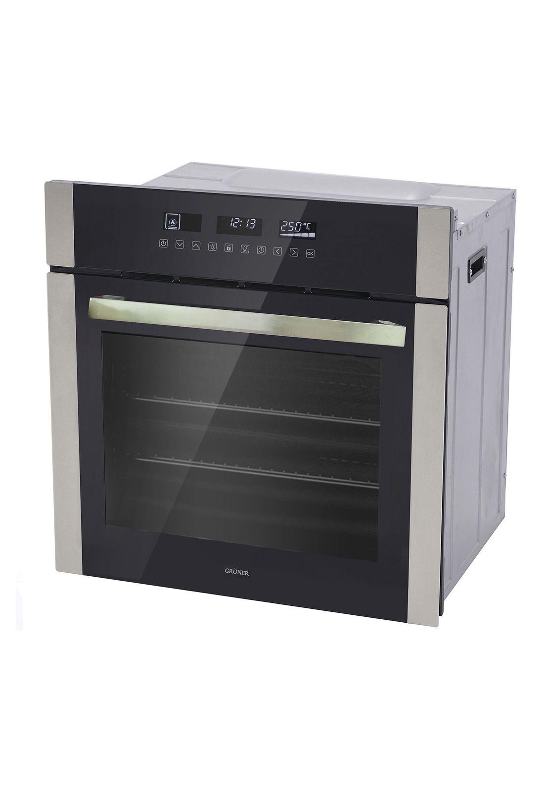 Horno Eléctrico Empotrable Gröner Inox Touch 10F 59L-1
