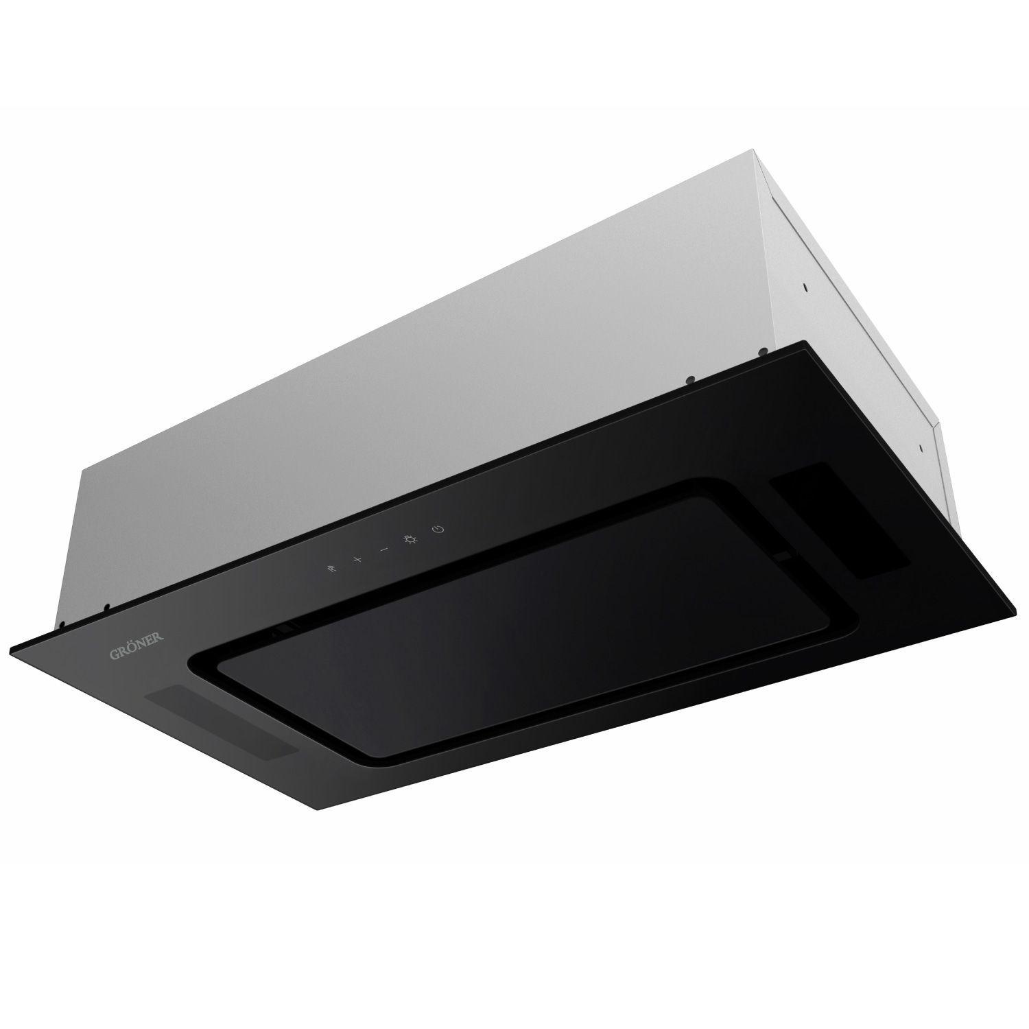 Campana Empotrada Gröner Black Glass 52 cm-2