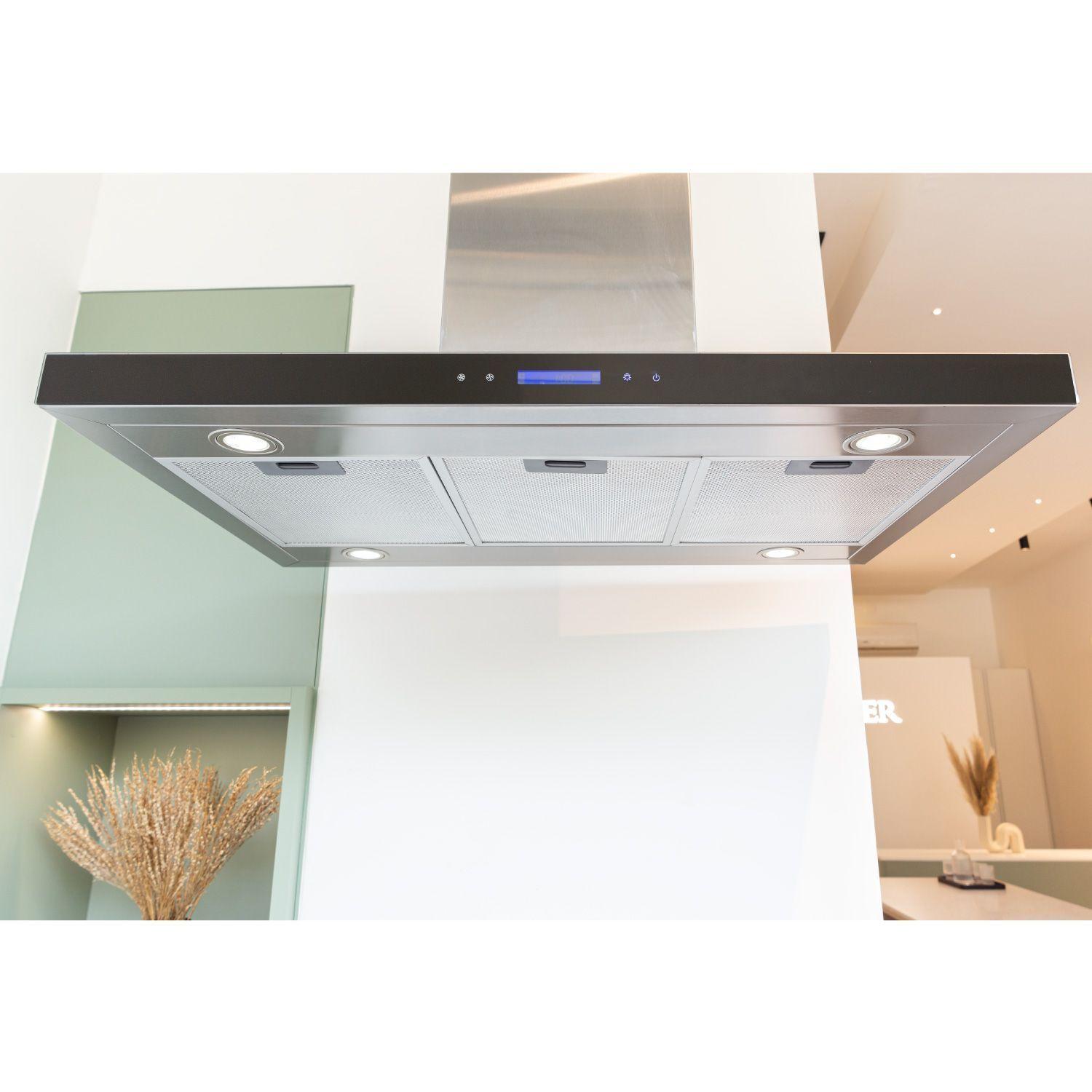 Campana Isla Gröner Touch 90 cm.-2