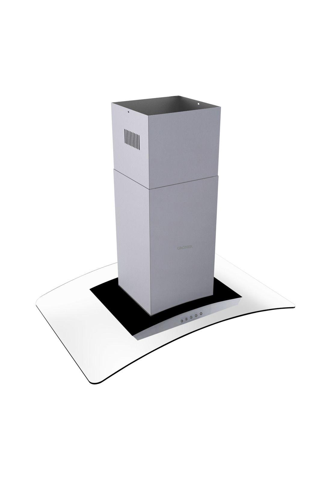Campana Isla Gröner Inox 90 cm-5