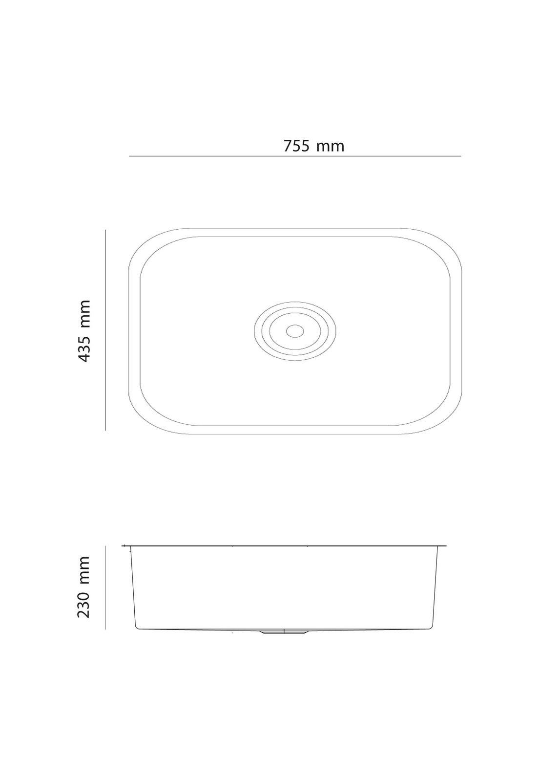 Lavaplatos 1C Gröner Inox 755-3
